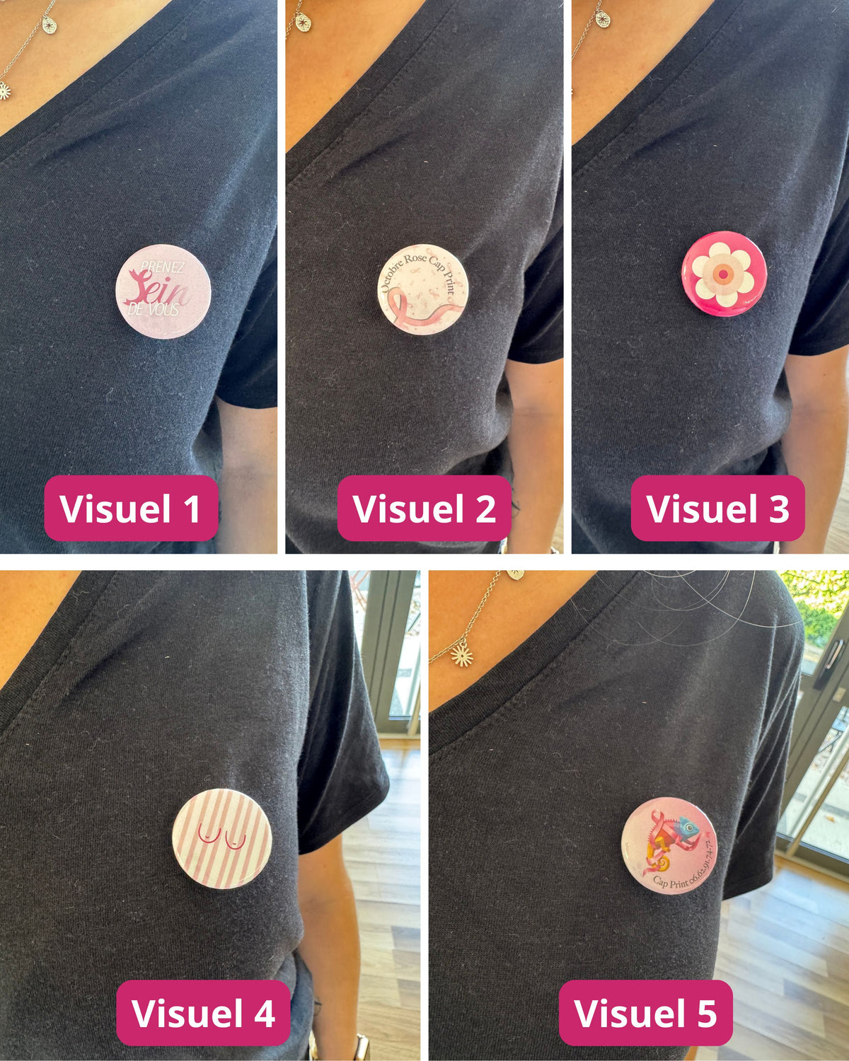 Badge - Octobre rose