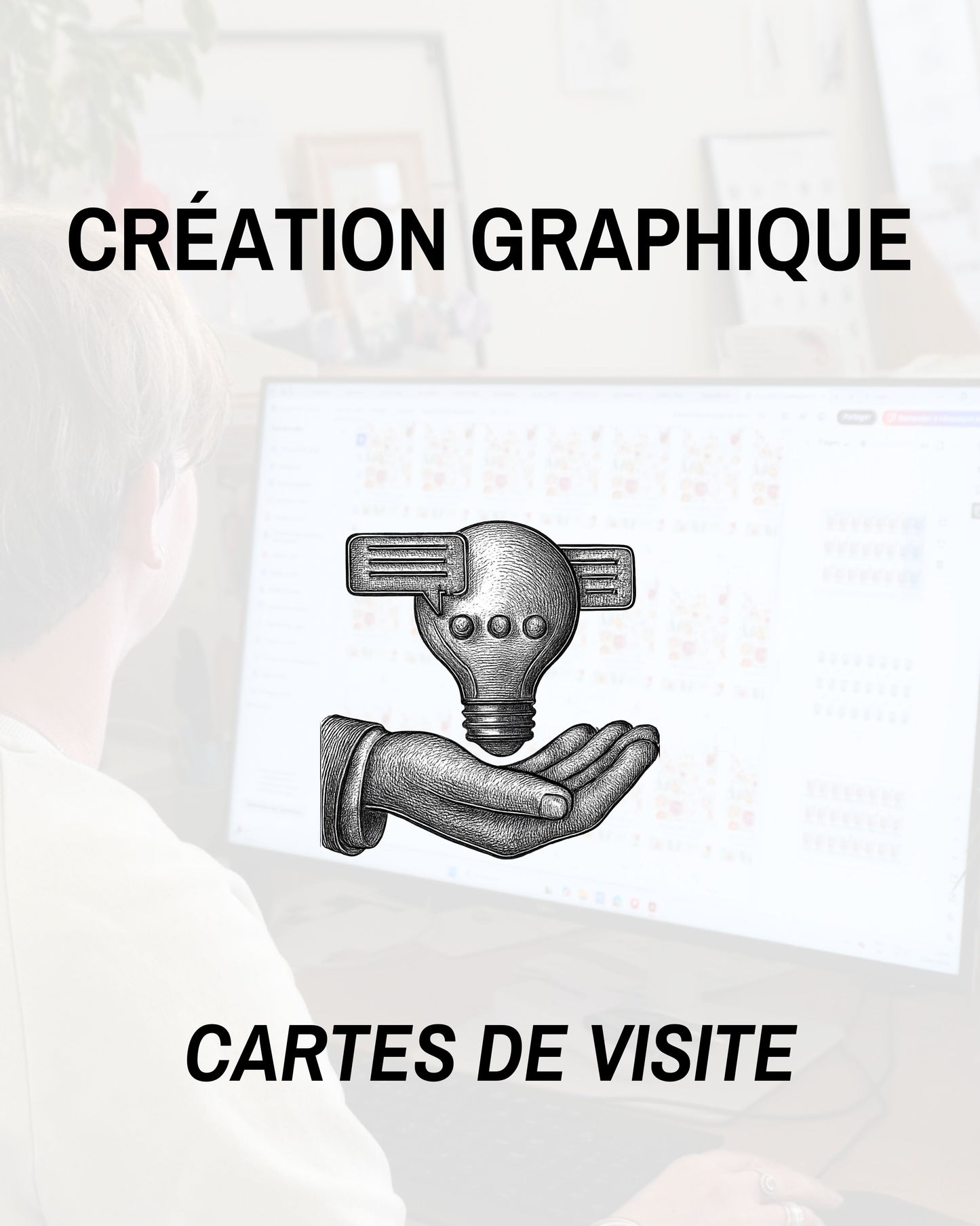Création visuelle cartes de visite