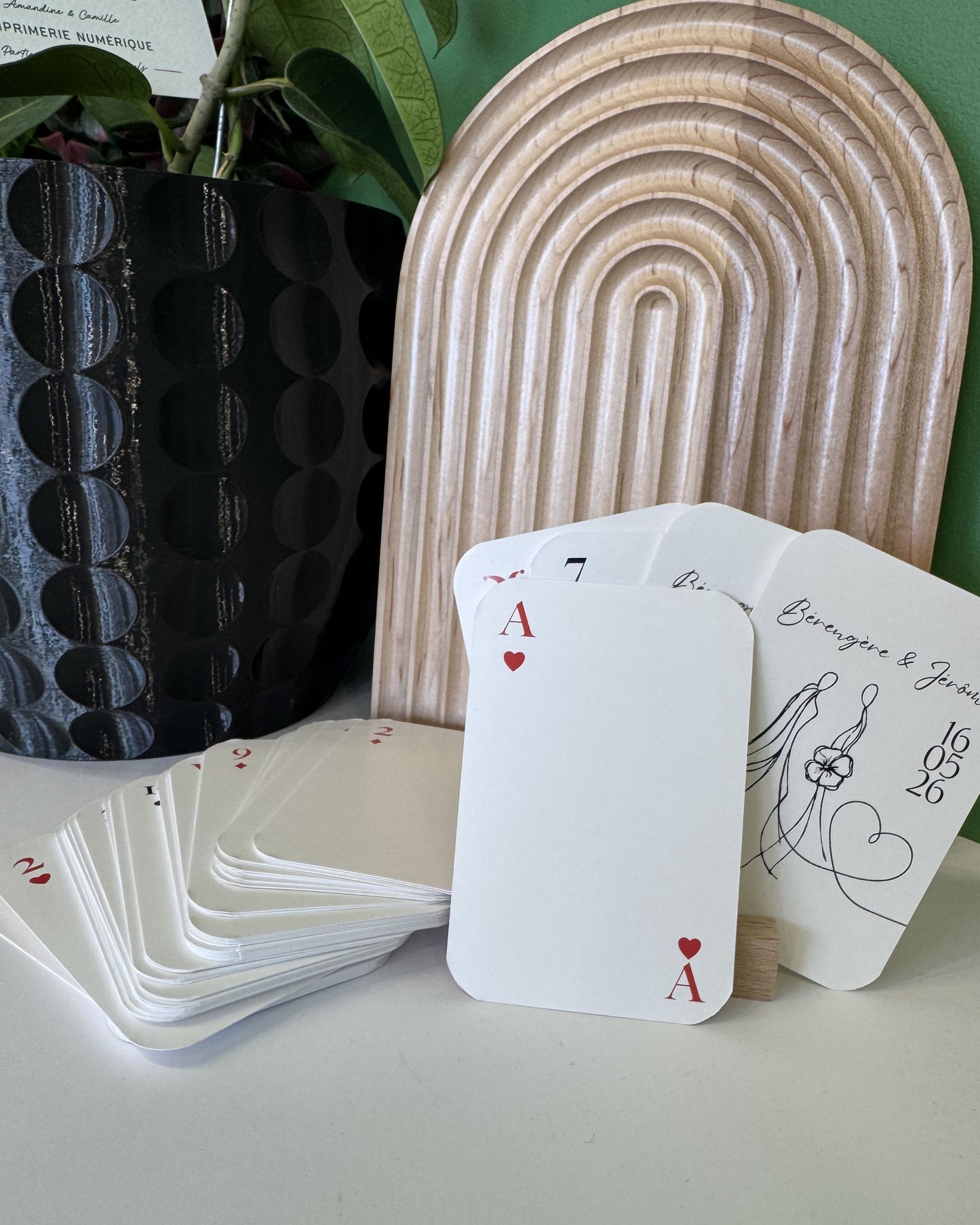 Livre d'or - Jeu de cartes des mariés
