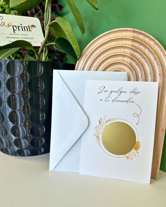 Cartes à gratter demande de témoin