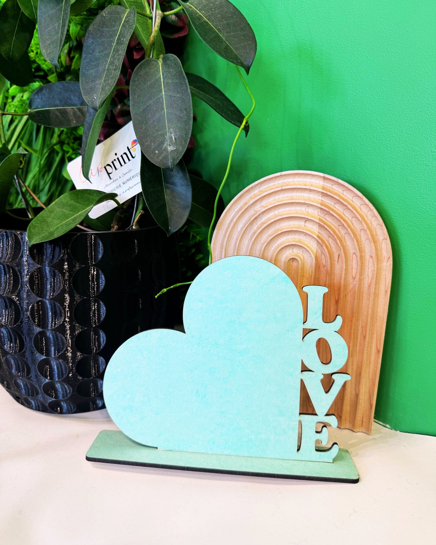 Panneau photo LOVE personnalisé