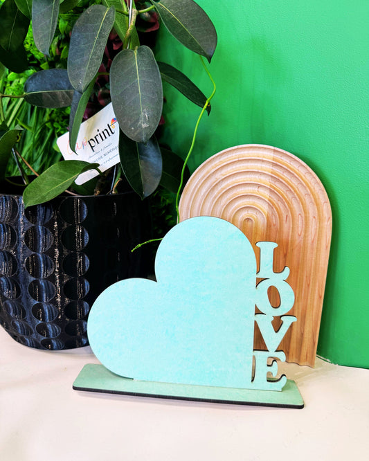 Panneau photo LOVE personnalisé