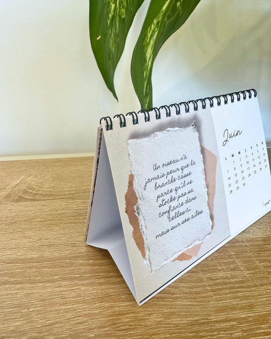 Calendrier de Bureau Personnalisable (10 x 15 cm)